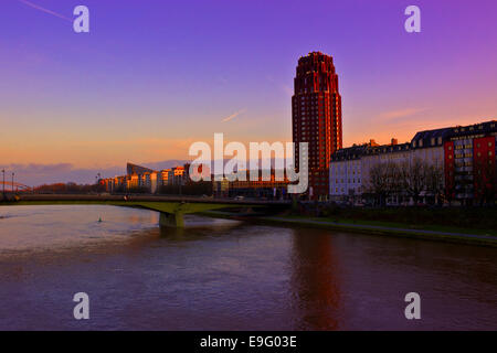 MainTower Frankfurt Stockfoto