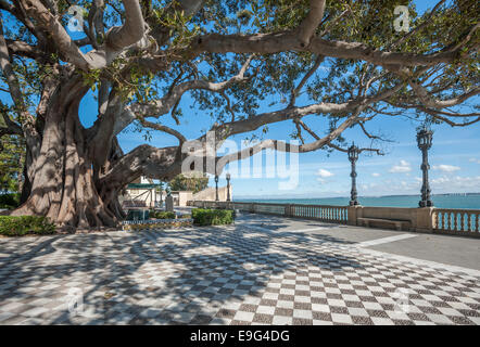 Direkt am Meer in Cadiz, Andalusien, Spanien Stockfoto