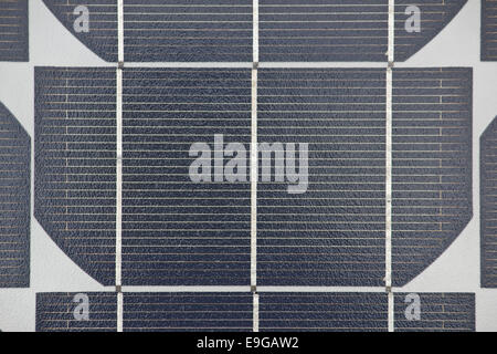 Solar-Panel-Sammler-Detailansicht Stockfoto