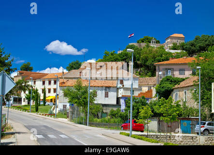 Stadt von Benkovac in dalmatinischen Landesinnere Stockfoto