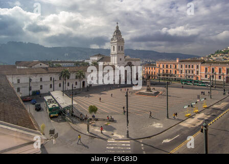 Iglesia de Santo Domingo, Quito, Ecuador Stockfoto