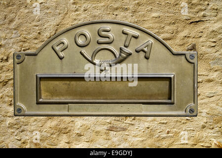 Brief-Schlitz Stockfoto