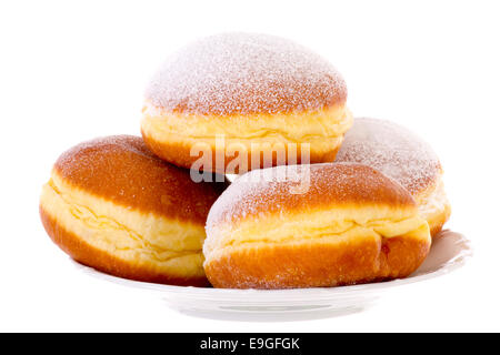 Krapfen Berliner Pfannkuchen Bismarck Donuts Stockfoto