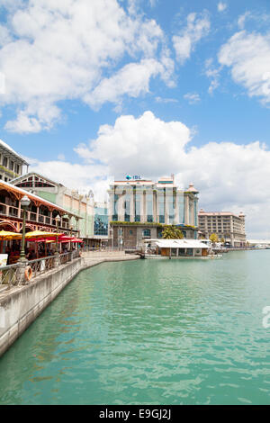 Die modernen Caudan Waterfront Bereich, Port Louis, Mauritius Stockfoto