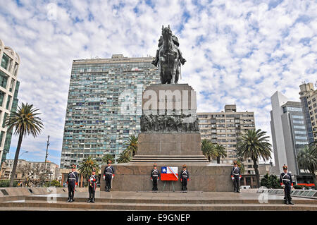 Unabhängigkeitsplatz Montevideo Uruguay Stockfoto