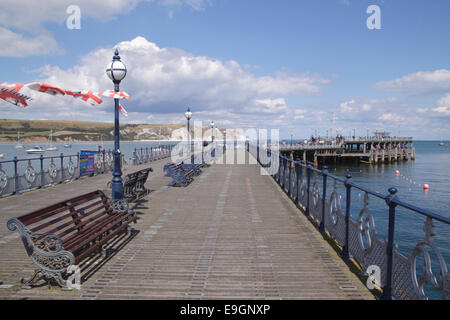 Swanage Pier-Dorset-England Stockfoto