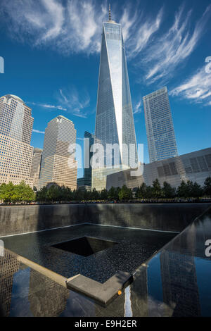 One World Trade Center, World Trade Center Site, Ground Zero, Manhattan, New York, Vereinigte Staaten von Amerika Stockfoto