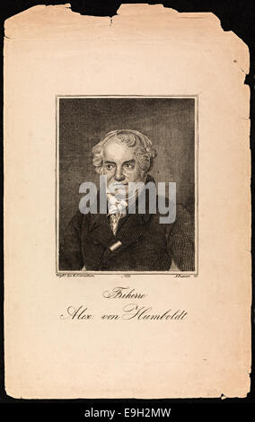 Nr. 13. Freiherrn Alex von Humboldt Stockfoto