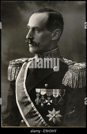 Portrett Av Kong Haakon VII / König Haakon VII. Stockfoto