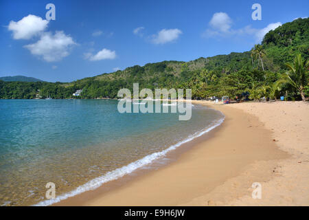 Lopes Mendes Strand, Angra dos Reis, Ilha Grande, Rio de Janeiro, Brasilien Stockfoto