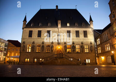 Rathaus, Unterzeichnung des Westfälischen Friedens, Osnabrück, Niedersachsen, Deutschland Stockfoto