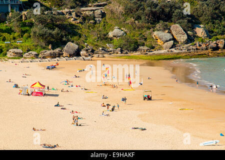 Süßwasserstrand, einer von Sydneys Nordstrände, Frühling, New south wales Australien Stockfoto