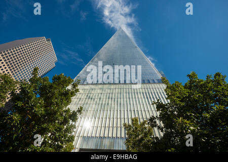 One World Trade Center, World Trade Center Site, Ground Zero, Manhattan, New York, Vereinigte Staaten von Amerika Stockfoto