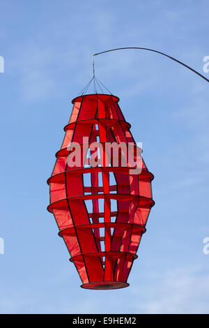 Windspiel auf ein Drachenfest Stockfoto