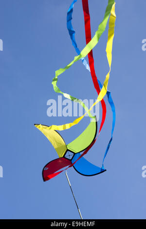 Windspiel auf ein Drachenfest Stockfoto