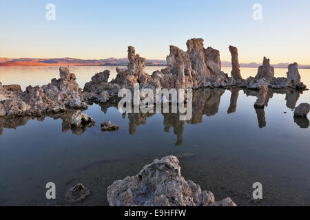 Mono Lake Stalagmiten aus dem Tuffstein Stockfoto