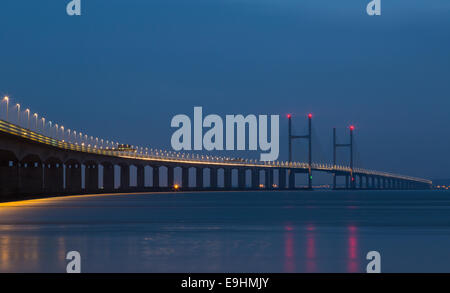 Die zweite Severn Überfahrt Stockfoto