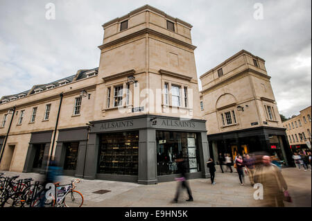 Ansichten von Southgate Einkaufszentrum Bad wurde 2009 eröffnet.  Teil des British Land PLC UK Retail Shopping Center Stockfoto