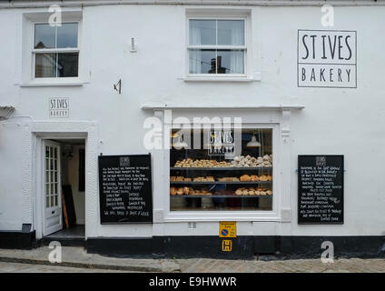 St Ives Bäckerei ist Ives, Cornwall UK, Stockfoto