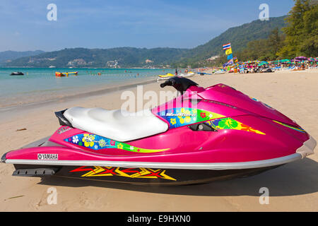 Jetski-Verleih, Patong Beach, Phuket, Thailand Stockfoto