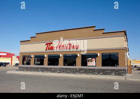 Tim Hortons Café Saskatoon Saskatchewan Kanada Stockfoto