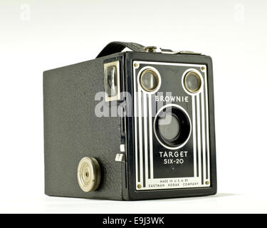 Vintage Brownie Box-Kameraziel 6-20 Stockfoto