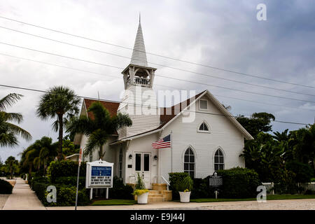 Der erste Baptist Kirche von Boca Grande auf Gasparilla Island FL Stockfoto