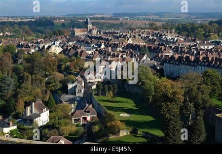 Stadtzentrum Falaise, Normandie, Frankreich Stockfoto