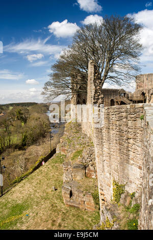 UK, Land Durham, Barnard Burg oberhalb des Flusses Tees Stockfoto