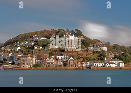 Blick auf Kingswear aus Dartmouth, Devon, England, Uk Stockfoto