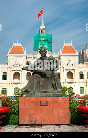 Volkskomitee Gebäude in Ho-Chi-Minh-Stadt, Vietnam Stockfoto