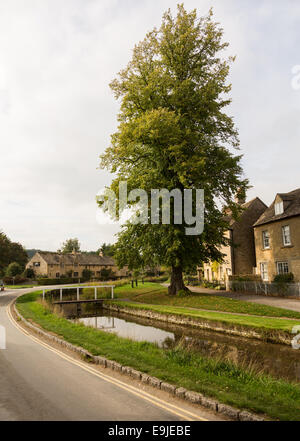 Alte Häuser in Cotswold District in England Stockfoto