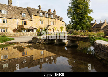 Alte Häuser in Cotswold District in England Stockfoto