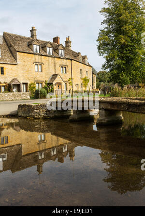 Alte Häuser in Cotswold District in England Stockfoto