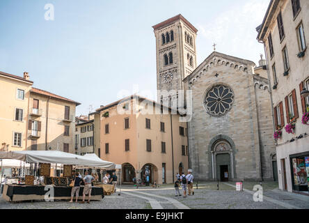 Basilica di San Fedele, Como, Italien | Basilica di San Fedele, Como, Italien Stockfoto