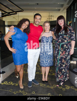 Australische TV Week Logie Awards 2014 Pre-Party-innen mit: die Besetzung von Wentworth wo: Melbourne, Australien als: 26. April 2014 Stockfoto