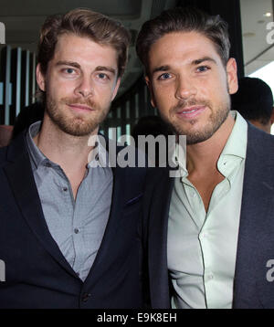 Australische TV Week Logie Awards 2014 Pre-Party-innen mit: Didier Cohen, Luke Mitchell Where: Melbourne, Australien als: 26. April 2014 Stockfoto