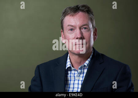 Britischer Journalist und Korrespondent, Frank Gardner, OBE, erscheint das Edinburgh International Book Festival FRGS. Stockfoto