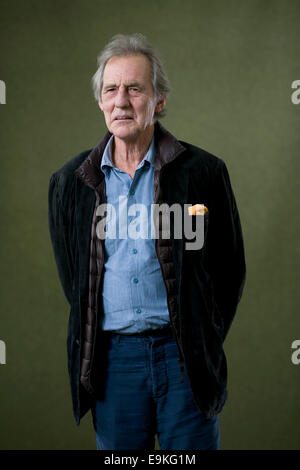 Britischer Journalist und Autor John Keay erscheint das Edinburgh International Book Festival. Stockfoto