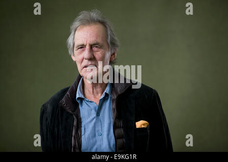 Britischer Journalist und Autor John Keay erscheint das Edinburgh International Book Festival. Stockfoto