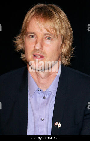 Tokio, Japan. 29. Oktober 2014. Schauspieler Owen Wilson besucht die Bühne Gruß des Films "sie lustige Art und Weise, dass bei TOHO Kinos in Roppongi am 29. Oktober 2014, Tokio, Japan ist". Die 27. Tokyo International Film Festival ist das größte Kino Festival in Tokio bekleidete vom 23. Oktober bis 31. Bildnachweis: Rodrigo Reyes Marin/AFLO/Alamy Live-Nachrichten Stockfoto