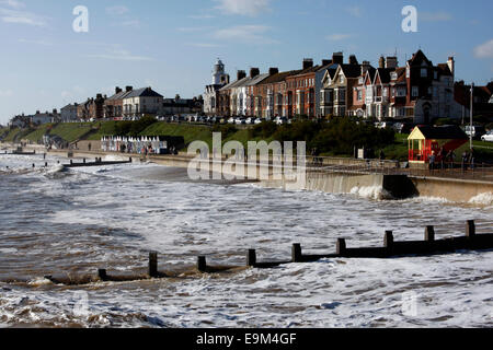 Ein Blick auf Southwold vom pier Stockfoto