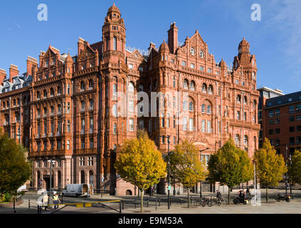 Das Midland Hotel (Charles Trubshaw 1903 für die Midland Railway).  Windmill Street, Manchester, England, UK. Stockfoto