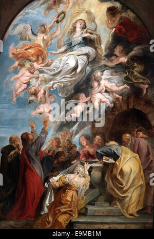 Peter Paul Rubens.1577-1640.Modello für die Übernahme der Virgin.c.1622-1625. Stockfoto