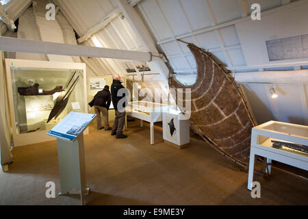 Großbritannien, England, Yorkshire, Whitby, Traube Lane, Captain Cook Museum, loft, wo Lehrlinge schlief Stockfoto