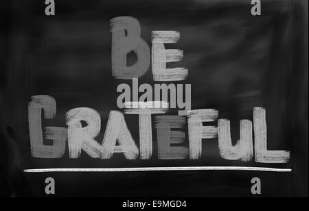 Konzept, handschriftlich mit Kreide - Farbbild Stockfoto