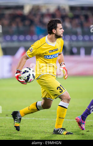 Firenze, Italien. 29. Oktober 2014. Orestis Karnezis (Udinese) Fußball: Italienisch "Serie A" match zwischen Fiorentina 3: 0 Udinese im Stadion Artemio Franchi in Florenz, Italien. Bildnachweis: Maurizio Borsari/AFLO/Alamy Live-Nachrichten Stockfoto