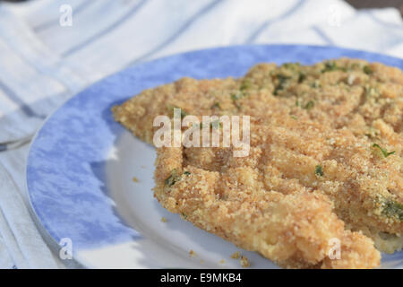 Schnitzel Filet Fisch Stockfoto