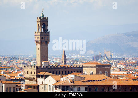 Palazzo Vecchio Florenz Italien Stockfoto