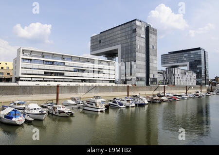 Kran-Türme, Köln Stockfoto